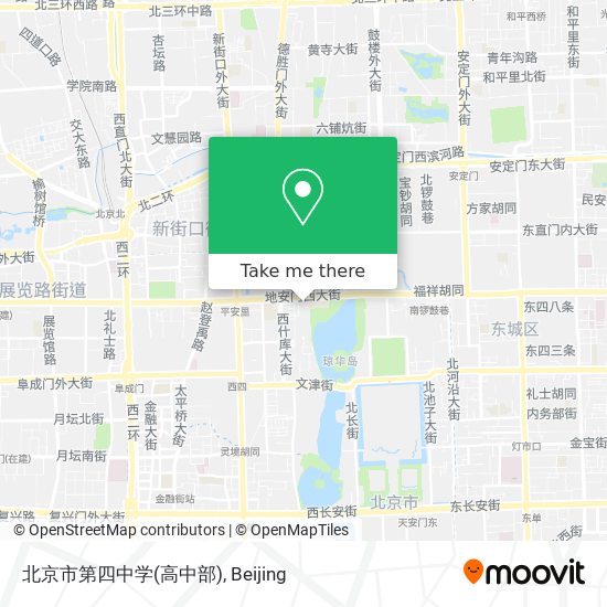 北京市第四中学(高中部) map