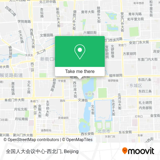 全国人大会议中心-西北门 map
