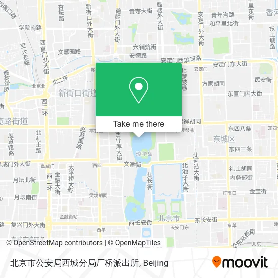 北京市公安局西城分局厂桥派出所 map