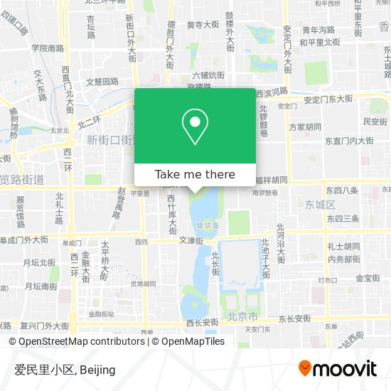 爱民里小区 map