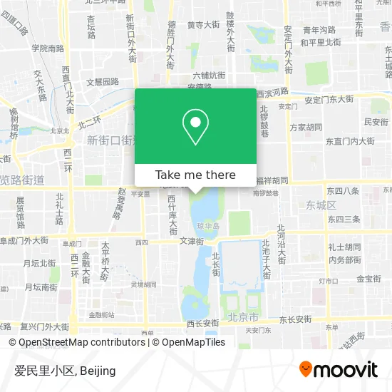 爱民里小区 map