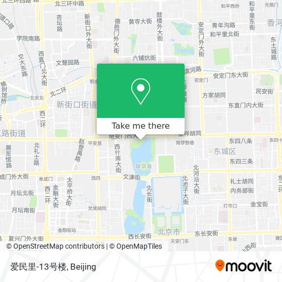 爱民里-13号楼 map