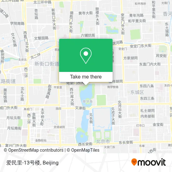 爱民里-13号楼 map