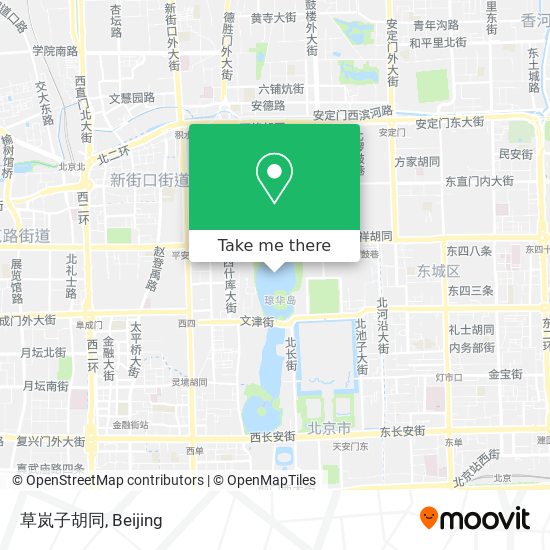 草岚子胡同 map