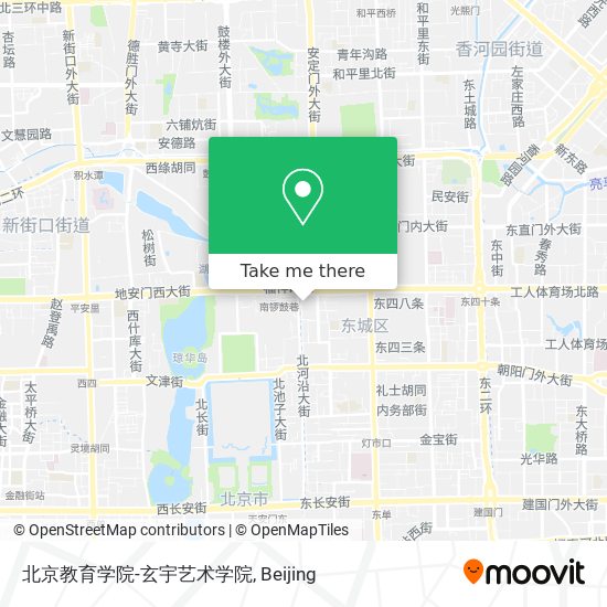北京教育学院-玄宇艺术学院 map