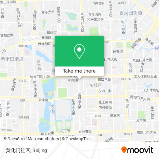 黄化门社区 map