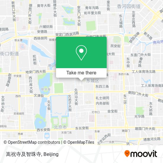 嵩祝寺及智珠寺 map