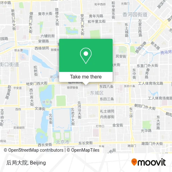 后局大院 map