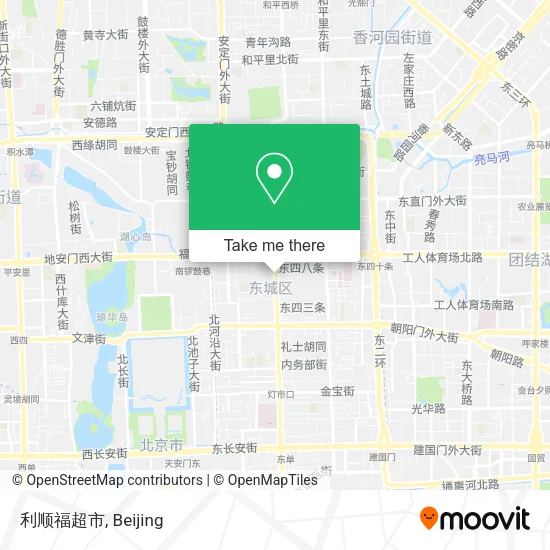 利顺福超市 map
