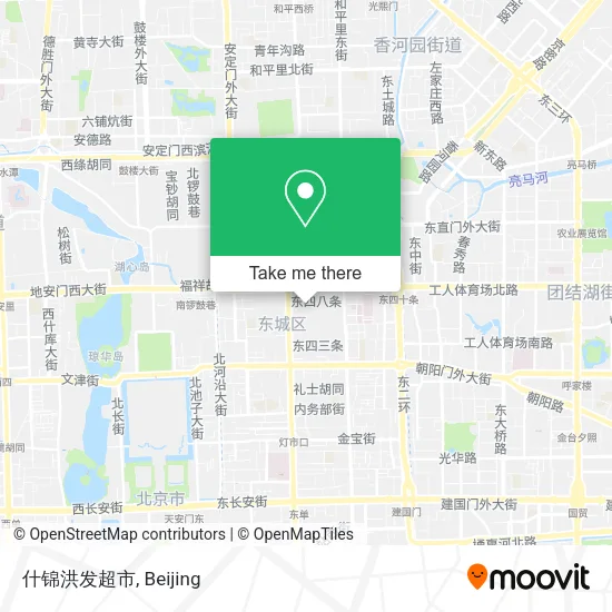 什锦洪发超市 map