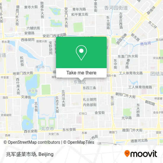 兆军盛菜市场 map