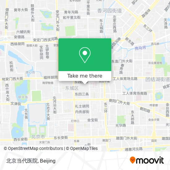 北京当代医院 map