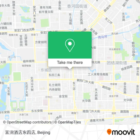富润酒店东四店 map