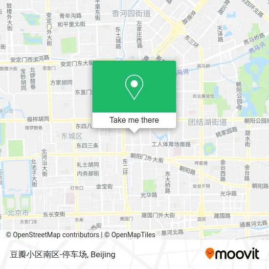 豆瓣小区南区-停车场 map