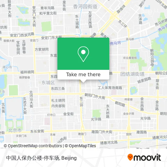 中国人保办公楼-停车场 map