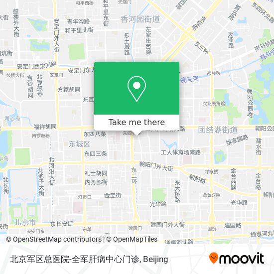 北京军区总医院-全军肝病中心门诊 map