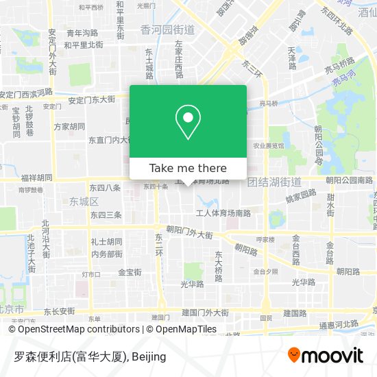 罗森便利店(富华大厦) map