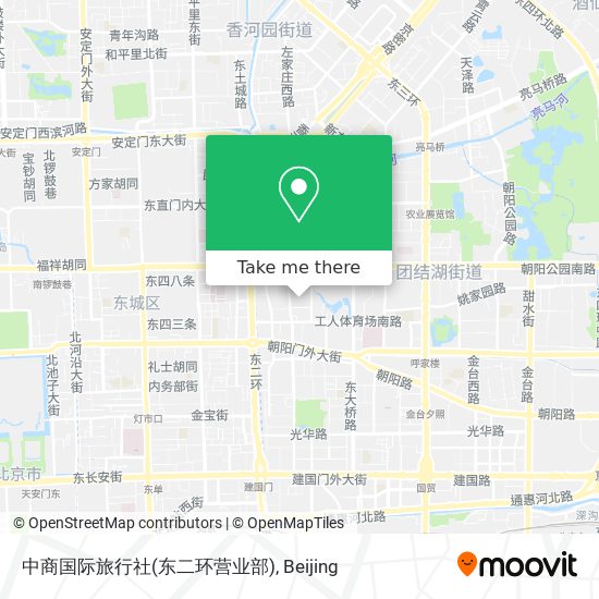 中商国际旅行社(东二环营业部) map