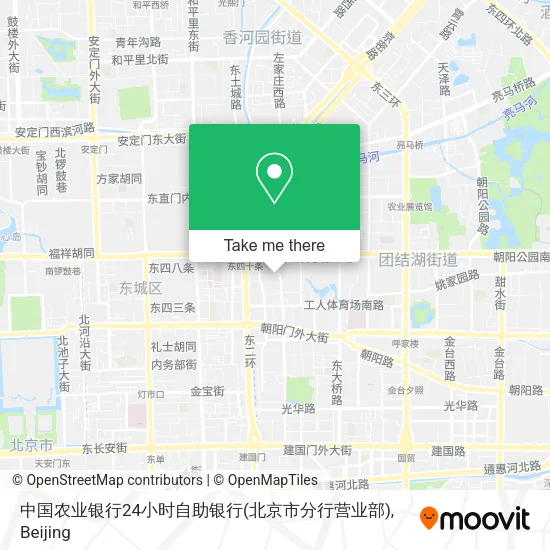 中国农业银行24小时自助银行(北京市分行营业部) map