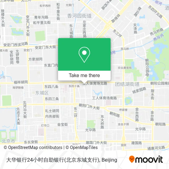 大华银行24小时自助银行(北京东城支行) map