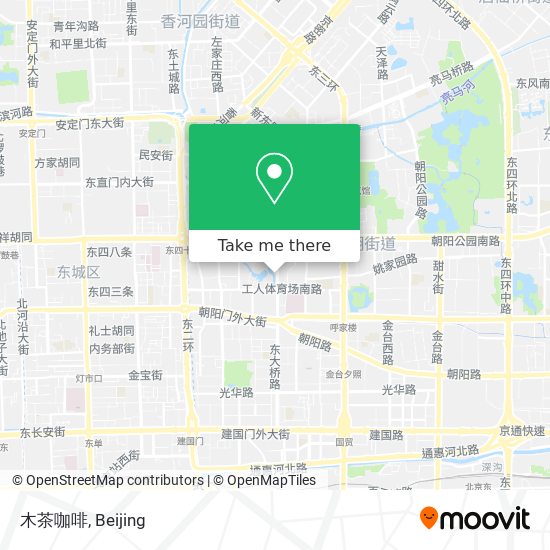 木茶咖啡 map