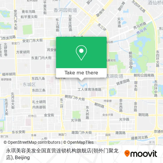 永琪美容美发全国直营连锁机构旗舰店(朝外门聚龙店) map