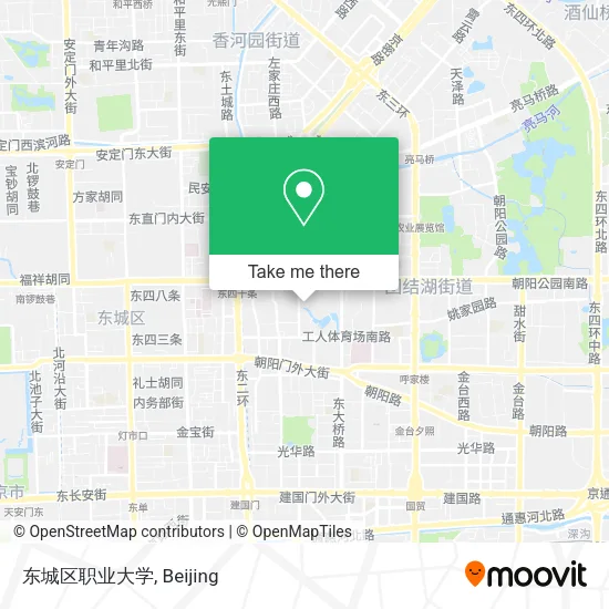 东城区职业大学 map