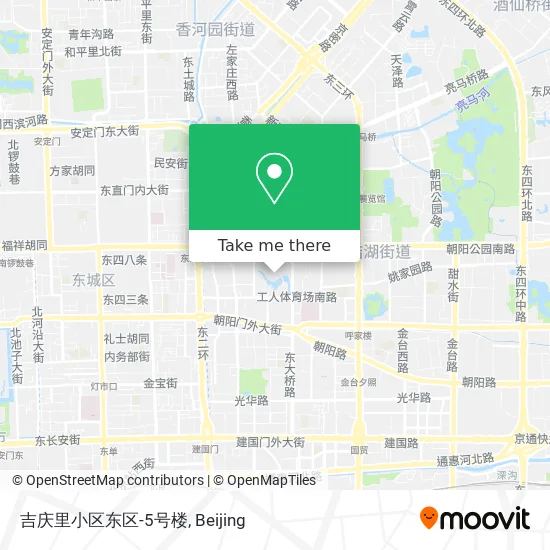 吉庆里小区东区-5号楼 map