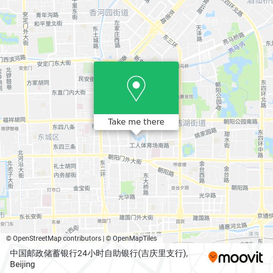 中国邮政储蓄银行24小时自助银行(吉庆里支行) map