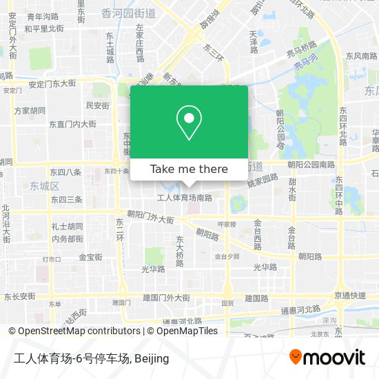 工人体育场-6号停车场 map