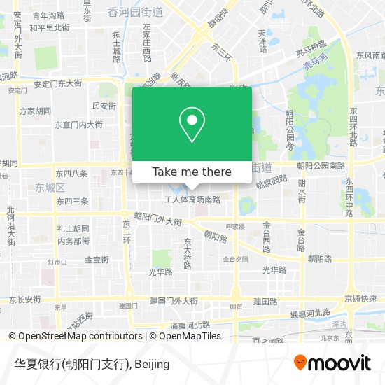 华夏银行(朝阳门支行) map