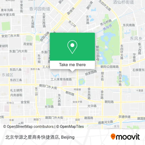 北京华源之星商务快捷酒店 map