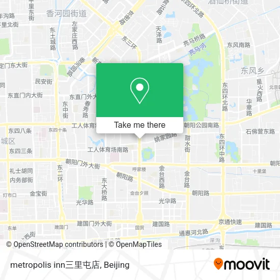 metropolis inn三里屯店 map