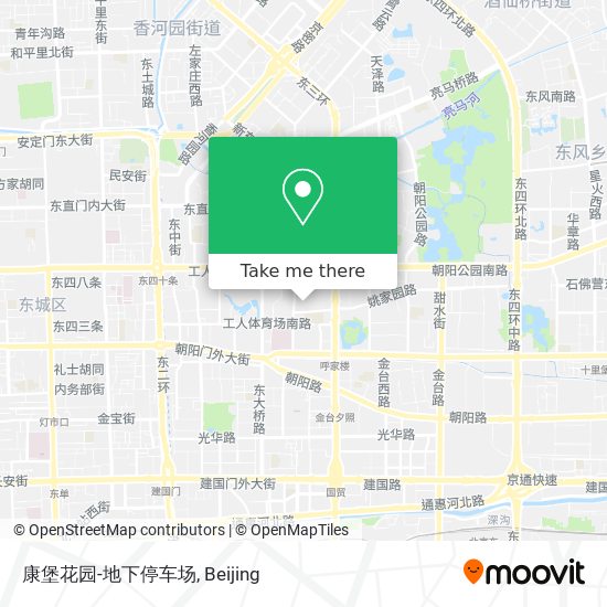 康堡花园-地下停车场 map