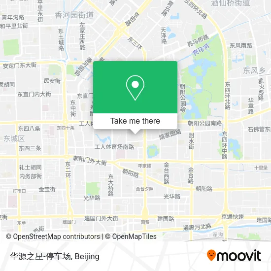 华源之星-停车场 map