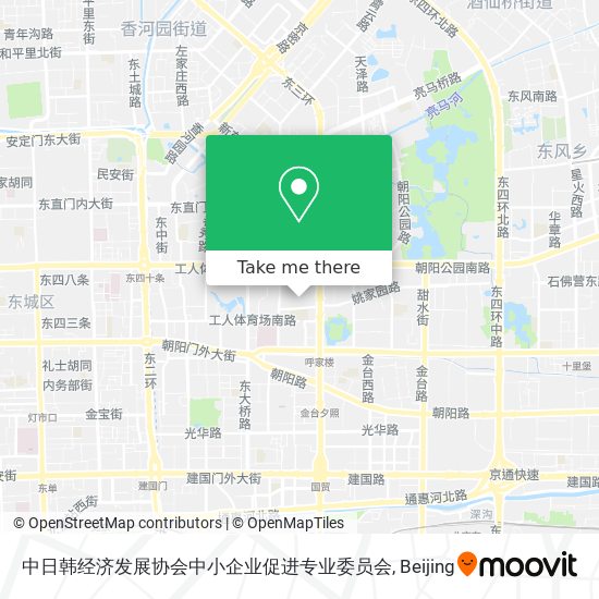 中日韩经济发展协会中小企业促进专业委员会 map