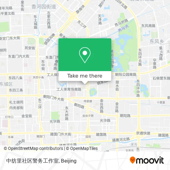 中纺里社区警务工作室 map