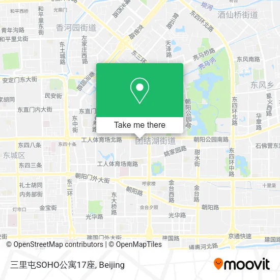 三里屯SOHO公寓17座 map