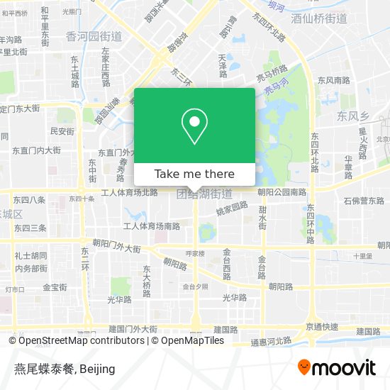 燕尾蝶泰餐 map