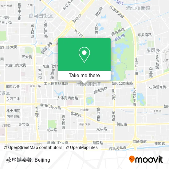 燕尾蝶泰餐 map