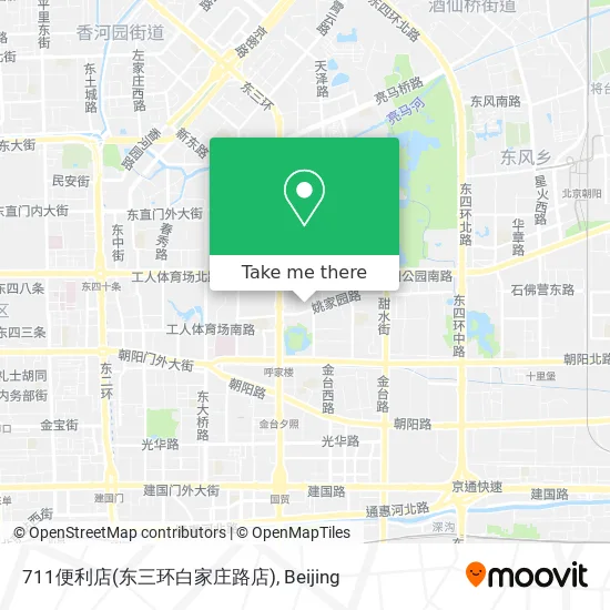 711便利店(东三环白家庄路店) map