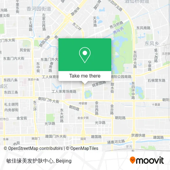 敏佳缘美发护肤中心 map