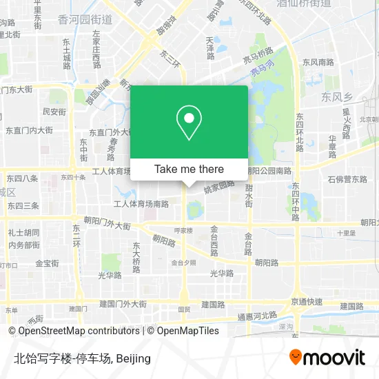 北饴写字楼-停车场 map