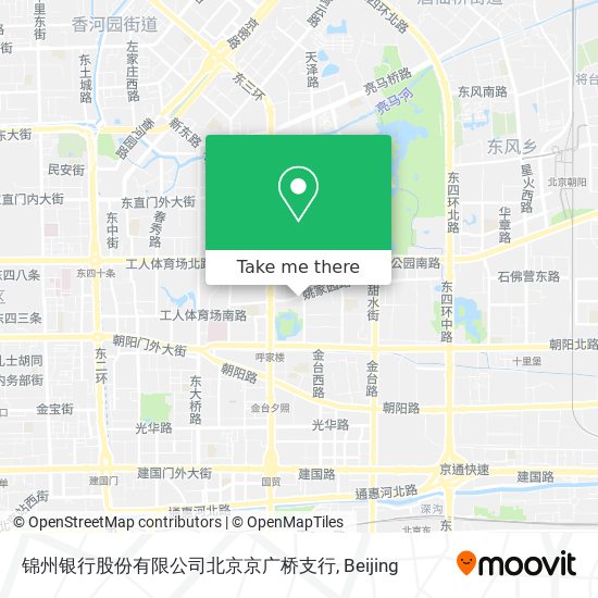 锦州银行股份有限公司北京京广桥支行 map