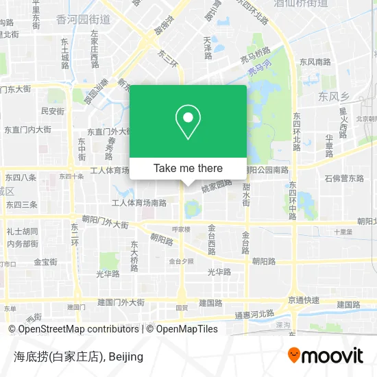 海底捞(白家庄店) map