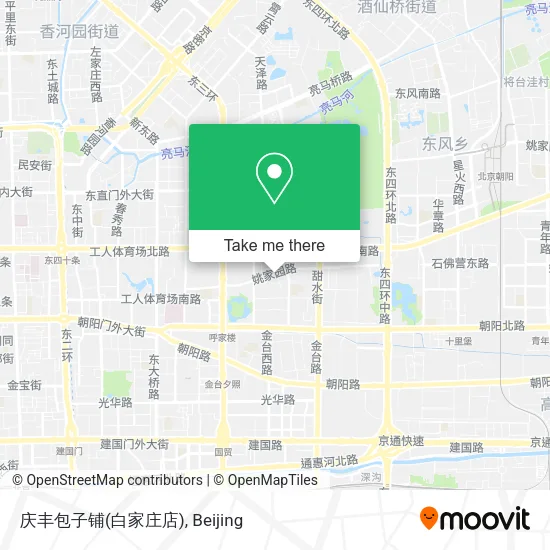 庆丰包子铺(白家庄店) map