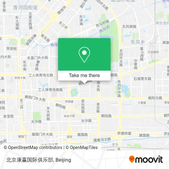 北京康赢国际俱乐部 map