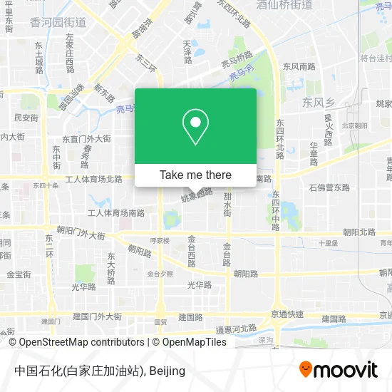 中国石化(白家庄加油站) map