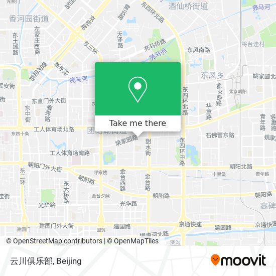 云川俱乐部 map