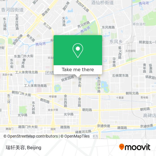 瑞轩美容 map